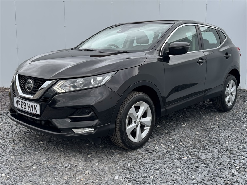 Nissan Qashqai 1.3 Dig-t Acenta Premium Suv Eur VF68HYK Black #3