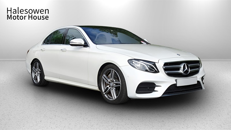Mercedes-Benz E Class 3.0 E350d V6 Amg Line Premium Saloon BG16KVV White #2
