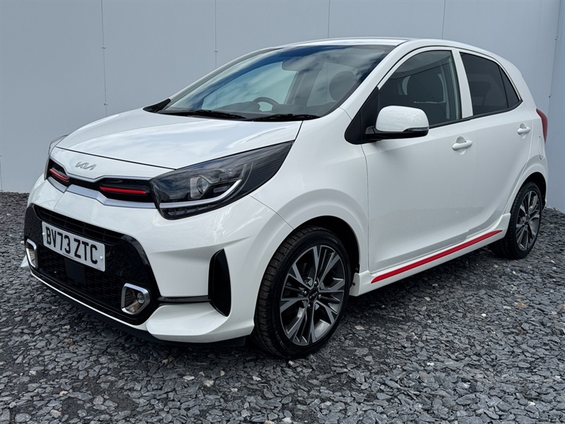Kia Picanto 1.0 Dpi Gt-line Hatchback Euro 6 BV73ZTC White #3