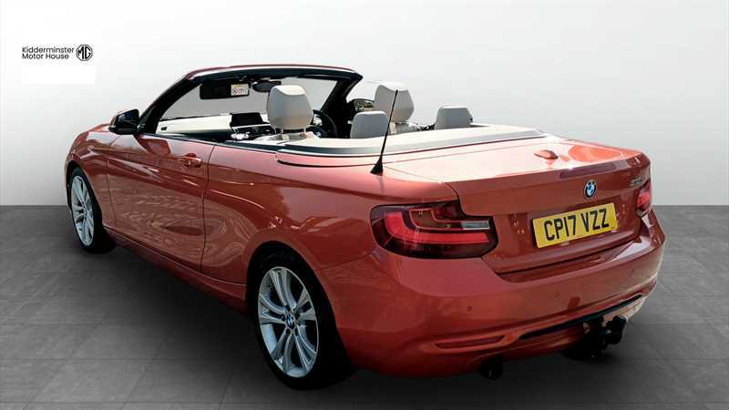 BMW 2 Series 2.0 218D Sport Convertible Euro 6 CP17VZZ Orange #3