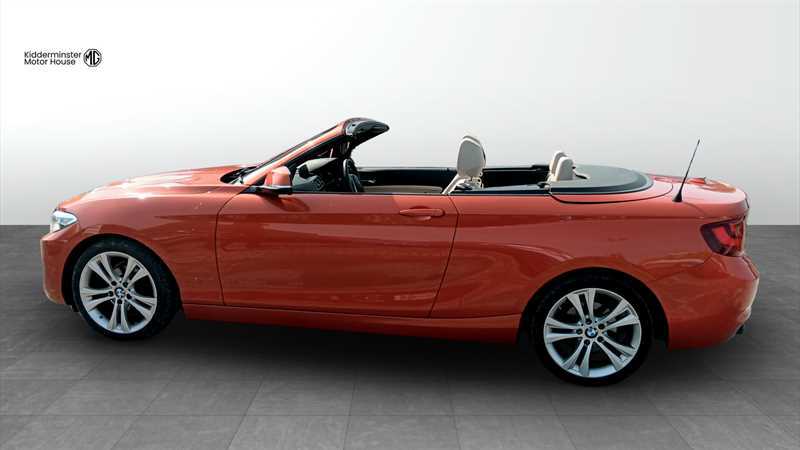 BMW 2 Series 2.0 218D Sport Convertible Euro 6 CP17VZZ Orange #6