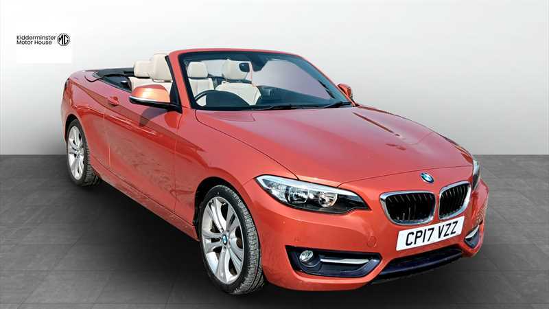 BMW 2 Series 2.0 218D Sport Convertible Euro 6 Orange