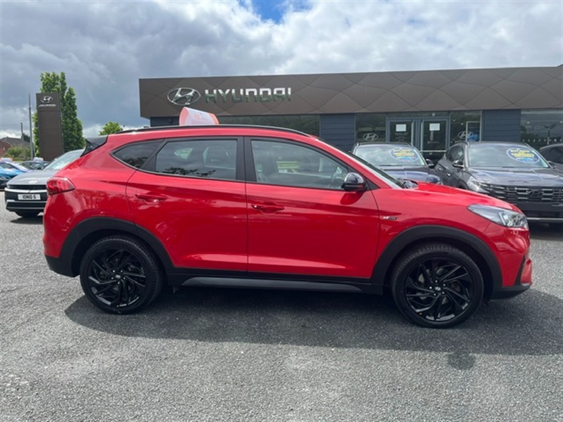 Hyundai Tucson 1.6 Crdi Mhev N Line Suv Hybrid Dct Eur DA70HWB Red #2