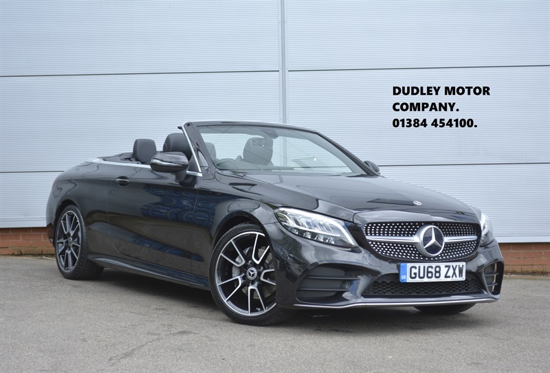 Mercedes-Benz C Class 2.0 C220d Amg Line Cabriolet G-tronic Black