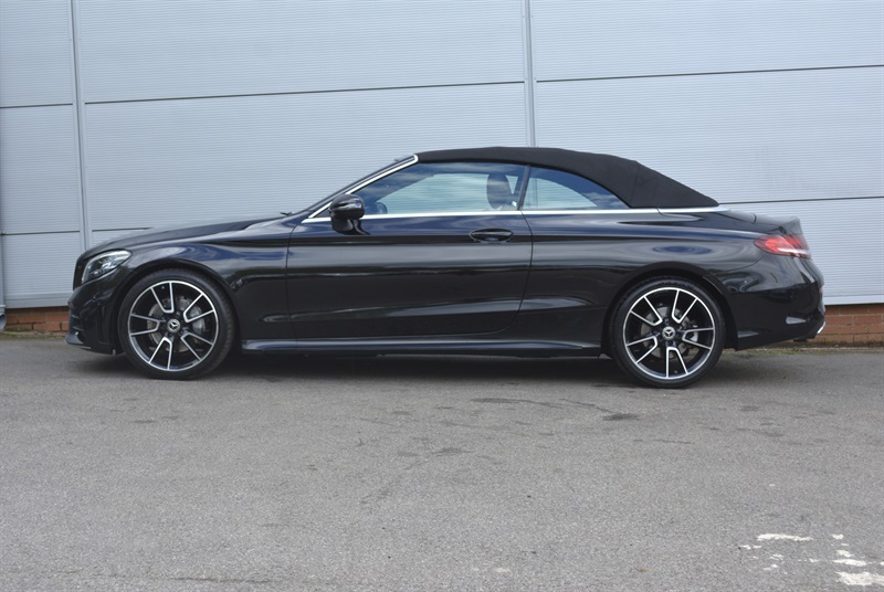 Mercedes-Benz C Class 2.0 C220d Amg Line Cabriolet G-tronic GU68ZXW Black #4
