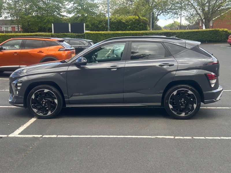 Hyundai Kona 65.4Kwh N Line Suv 218 Ps DU74XJG Grey #4