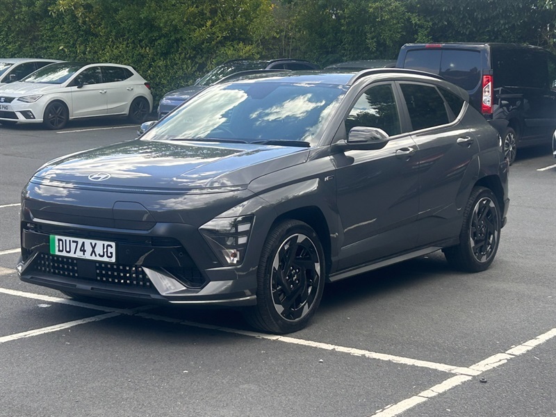 Hyundai Kona 65.4Kwh N Line Suv 218 Ps DU74XJG Grey #3
