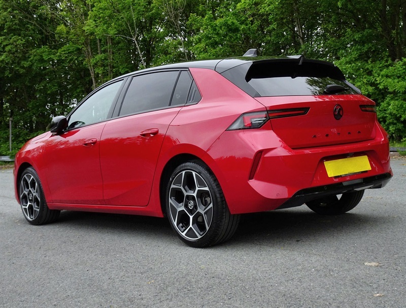Vauxhall Astra 1.2 Turbo Ultimate Hatchback Eur BA73ZFJ Red #5