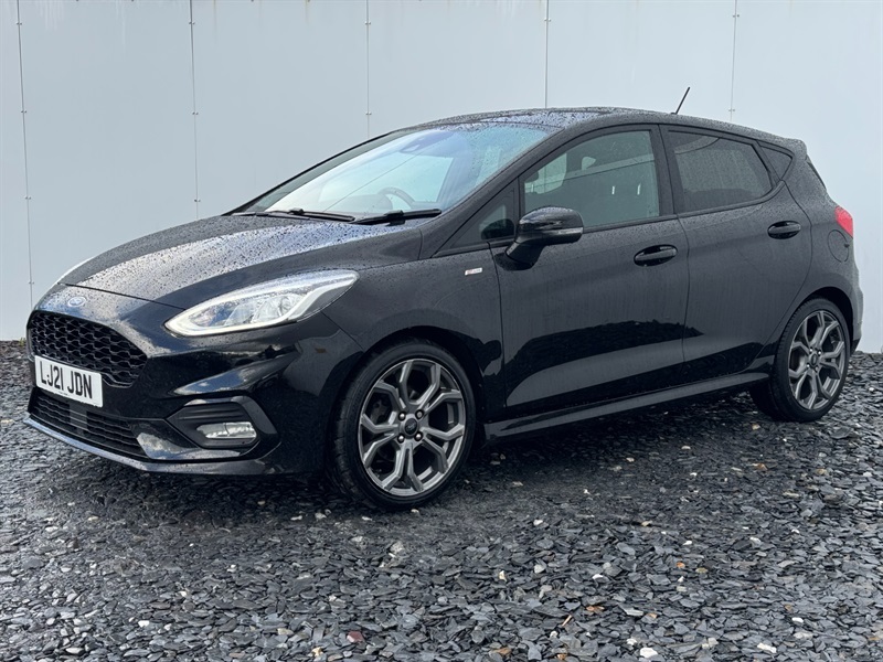 Ford Fiesta 1.0T Ecoboost St-line Edition Hatchback LJ21JDN Black #3