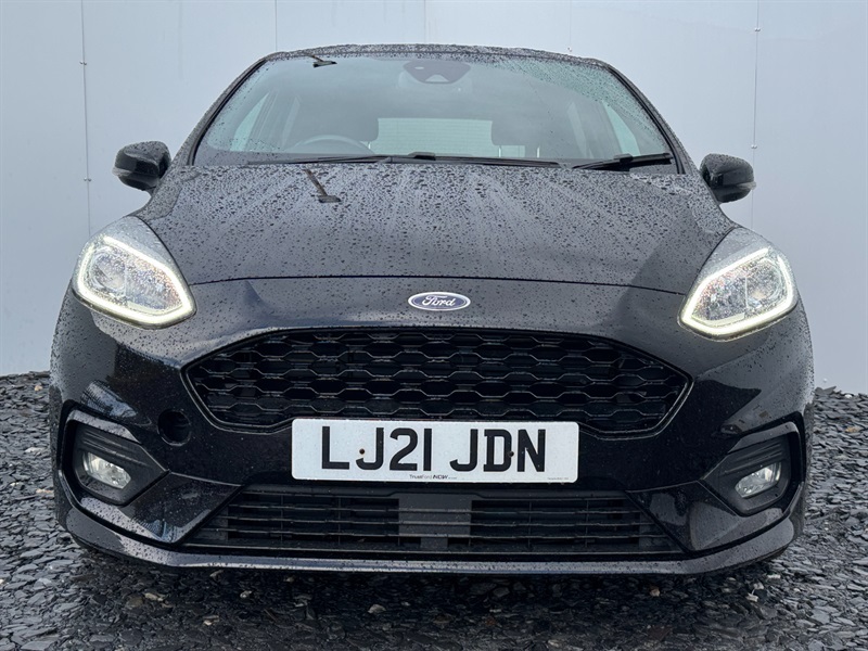 Ford Fiesta 1.0T Ecoboost St-line Edition Hatchback LJ21JDN Black #2