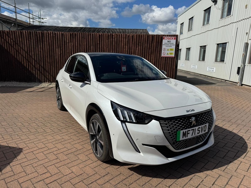 Peugeot e-208 50Kwh Gt Premium Hatchback 136 White