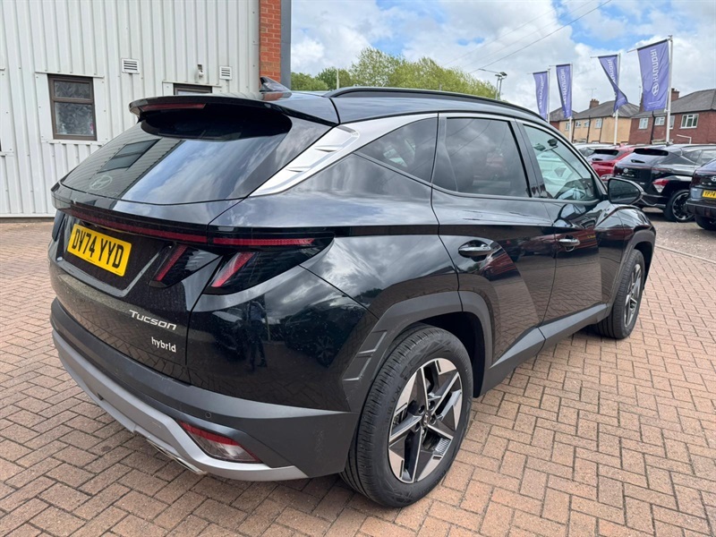 Hyundai Tucson 1.6 T-gdi Premium Suv Hybrid Euro DV74YYD Black #3