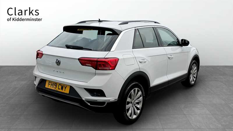 Volkswagen T-Roc 1.0 Tsi Gpf Se Suv Euro 6 Ss FH19CWY White #3