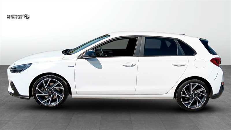 Hyundai I30 1.5 T-gdi Mhev N Line Hatchback Hybrid White #6