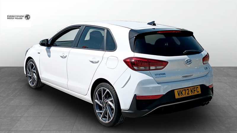 Hyundai I30 1.5 T-gdi Mhev N Line Hatchback Hybrid White #3