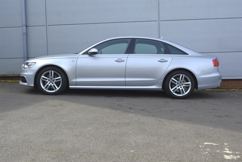 Audi A6 Saloon 3.0 Tdi V6 S Line Saloon S Tronic Quatt Silver #3