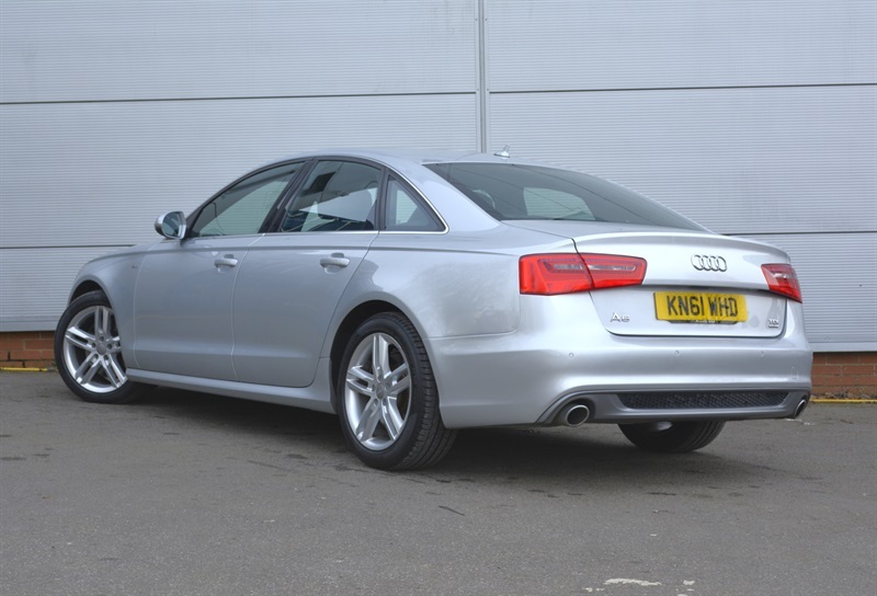 Audi A6 Saloon 3.0 Tdi V6 S Line Saloon S Tronic Quatt Silver #4