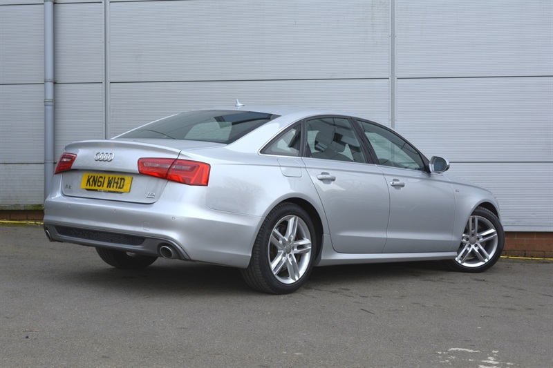 Audi A6 Saloon 3.0 Tdi V6 S Line Saloon S Tronic Quatt Silver #6