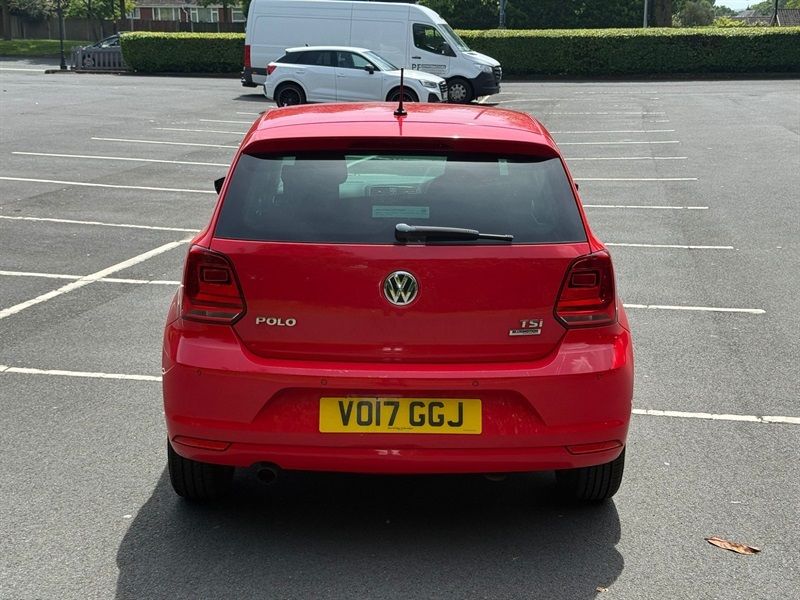 Volkswagen Polo 1.2 Tsi Bluemotion Tech Match Hatchback VO17GGJ Red #6