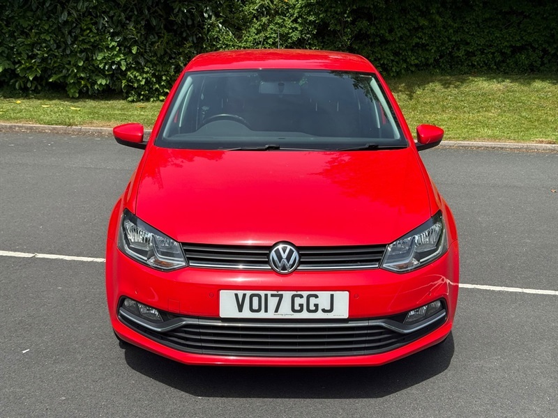 Volkswagen Polo 1.2 Tsi Bluemotion Tech Match Hatchback VO17GGJ Red #2