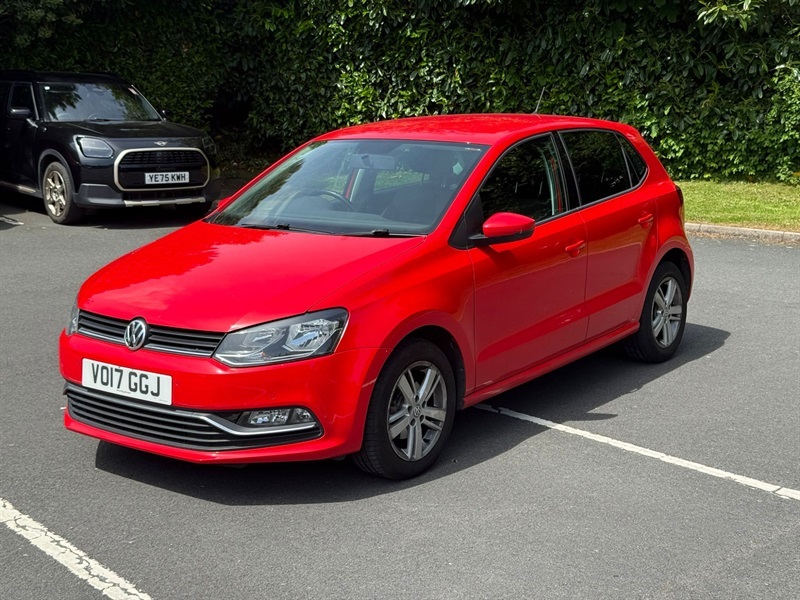 Volkswagen Polo 1.2 Tsi Bluemotion Tech Match Hatchback VO17GGJ Red #3