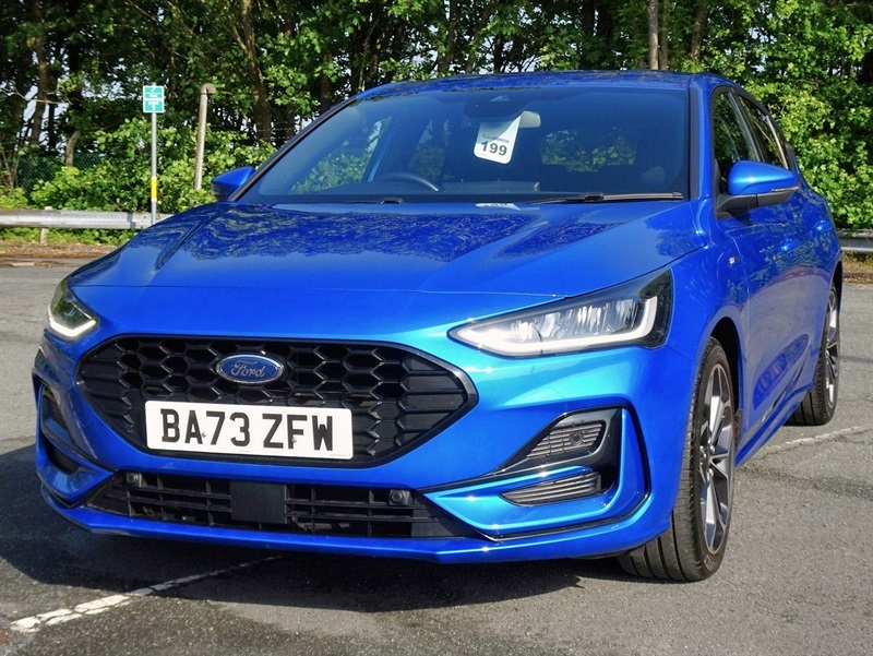Ford Focus 1.0T Ecoboost Mhev St-line X Hatchback BA73ZFW Blue #6