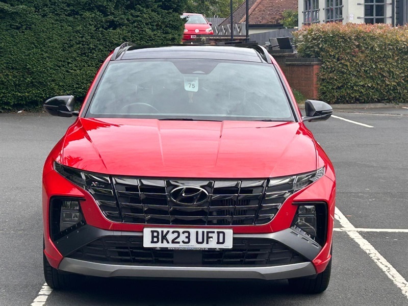 Hyundai Tucson 1.6 T-gdi N Line S Suv Euro 6 S BK23UFD Red #2