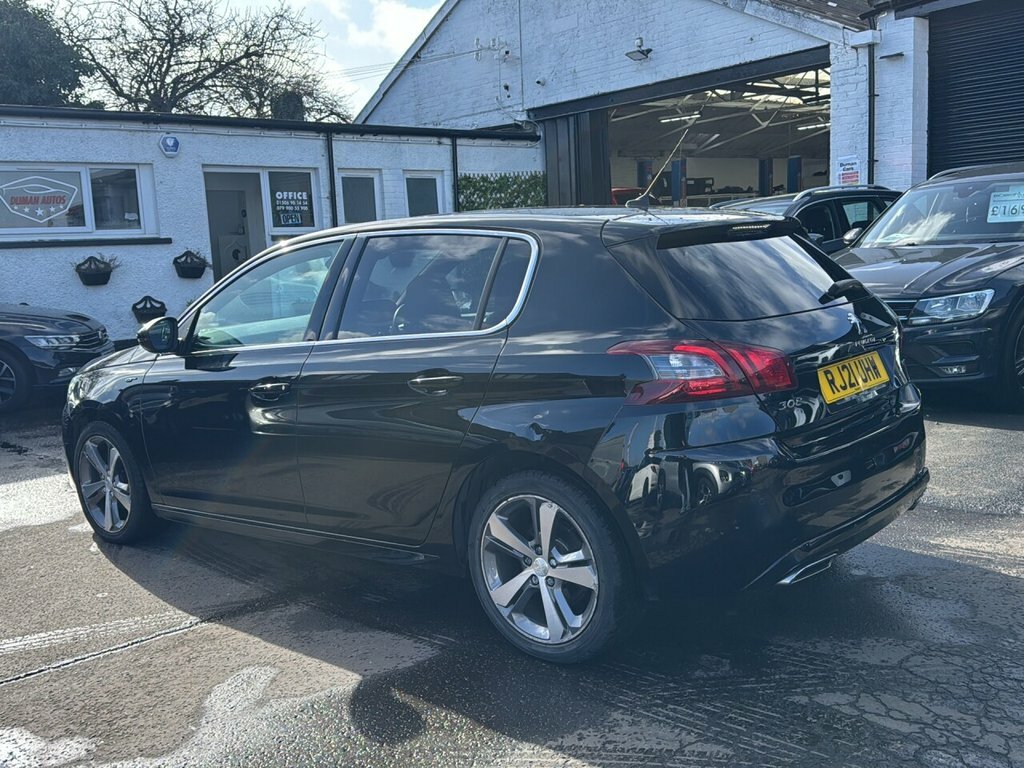 Peugeot 308 1.5L Gt RJ21UHW Black #3