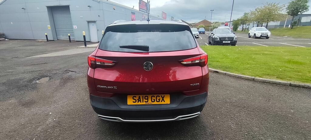 Vauxhall Grandland X 1.2 Turbo Design Line Suv Euro 6 SA19GGX Red #4