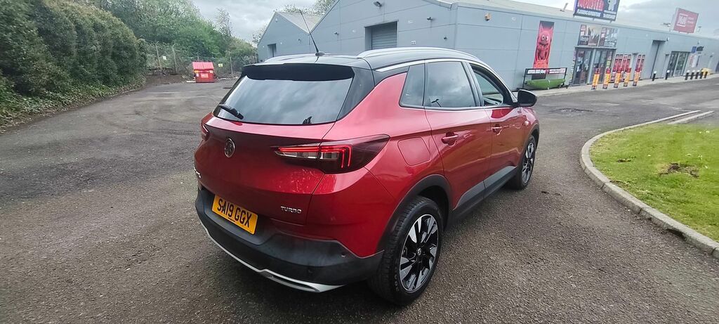 Vauxhall Grandland X 1.2 Turbo Design Line Suv Euro 6 SA19GGX Red #5