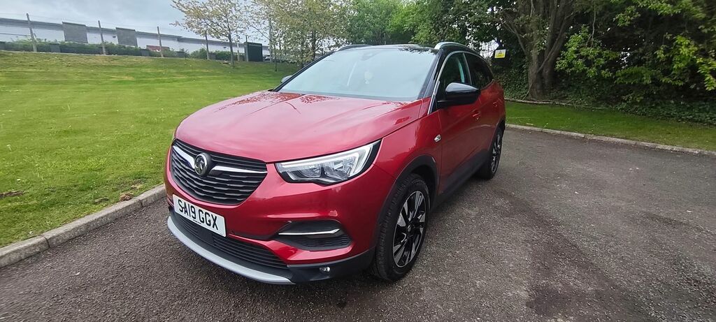 Vauxhall Grandland X 1.2 Turbo Design Line Suv Euro 6 Red