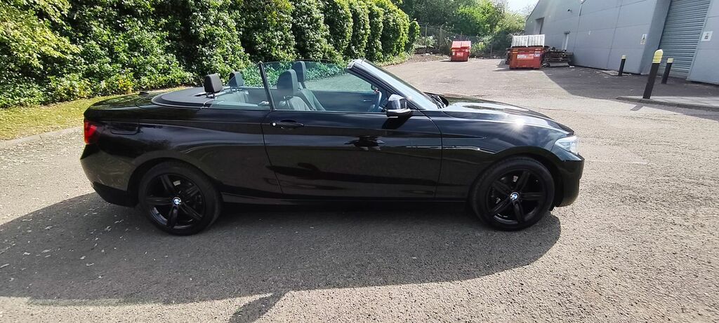 BMW 2 Series 1.5 218I Sport Convertible Euro BA16MXN Black #6