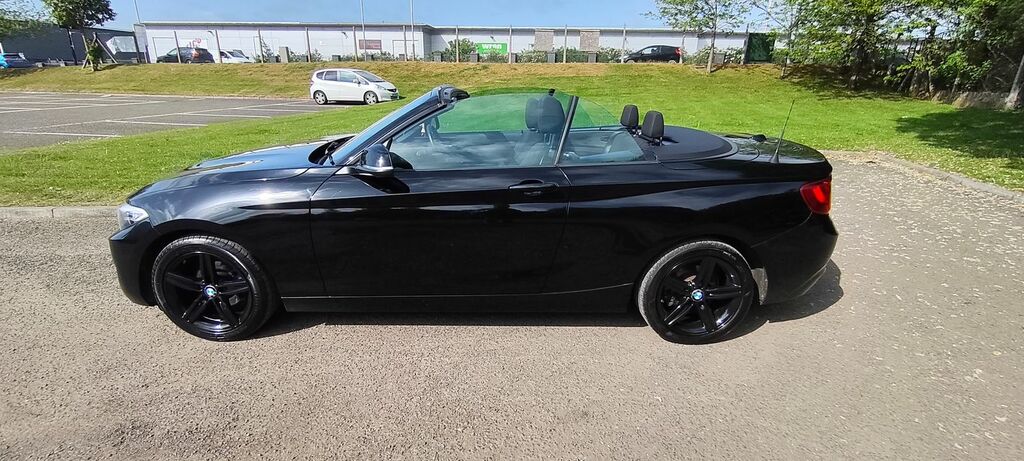 BMW 2 Series 1.5 218I Sport Convertible Euro BA16MXN Black #2