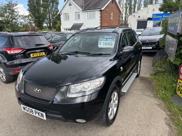 Hyundai Santa Fe 2.2 Crtd Limited 4Wd Euro 4 5 Seat WG08PKN Black #3
