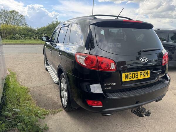 Hyundai Santa Fe 2.2 Crtd Limited 4Wd Euro 4 5 Seat WG08PKN Black #6