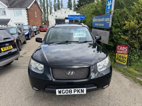 Hyundai Santa Fe 2.2 Crtd Limited 4Wd Euro 4 5 Seat WG08PKN Black #2