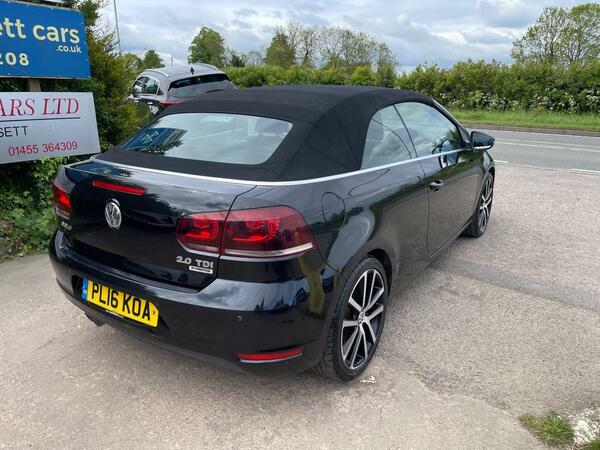 Volkswagen Golf 2.0 Tdi Bluemotion Tech Gt Cabriolet Euro 5 Ss PL16KOA Black #3