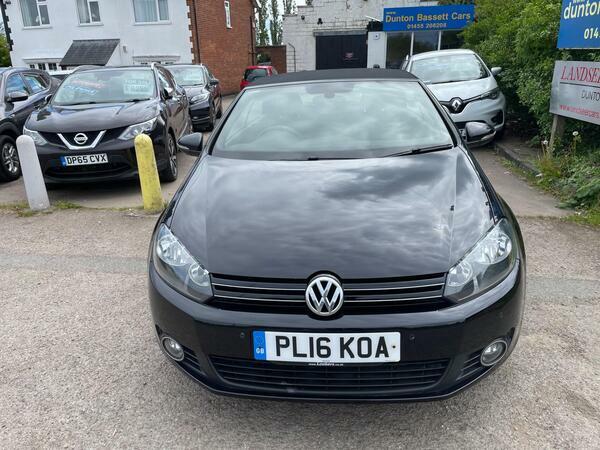 Volkswagen Golf 2.0 Tdi Bluemotion Tech Gt Cabriolet Euro 5 Ss PL16KOA Black #6