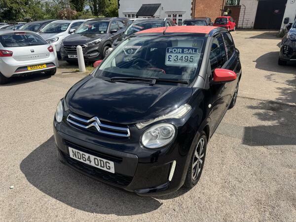 Citroen C1 1.0 Vti Feel Edition Airscape Euro 5 ND64ODG Black #3
