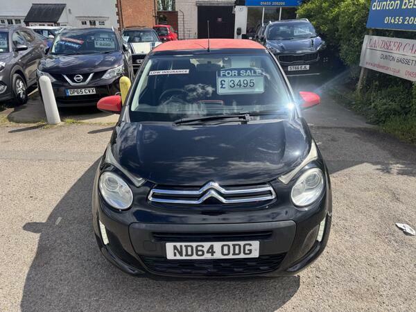 Citroen C1 1.0 Vti Feel Edition Airscape Euro 5 ND64ODG Black #2
