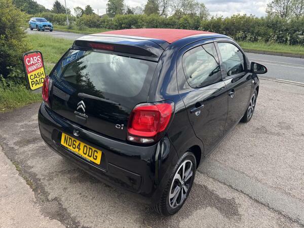Citroen C1 1.0 Vti Feel Edition Airscape Euro 5 ND64ODG Black #6