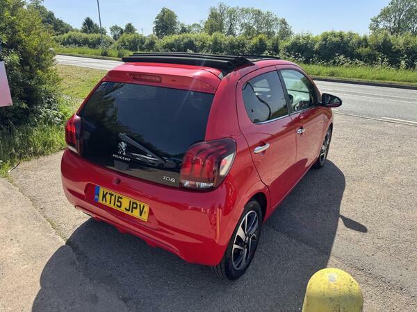 Peugeot 108 1.2 Vti Puretech Allure Top Euro 5 KT15JPV Red #6