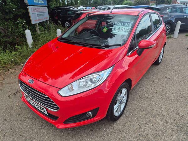 Ford Fiesta 1.25 Zetec Euro 5 FG64HXN Red #2