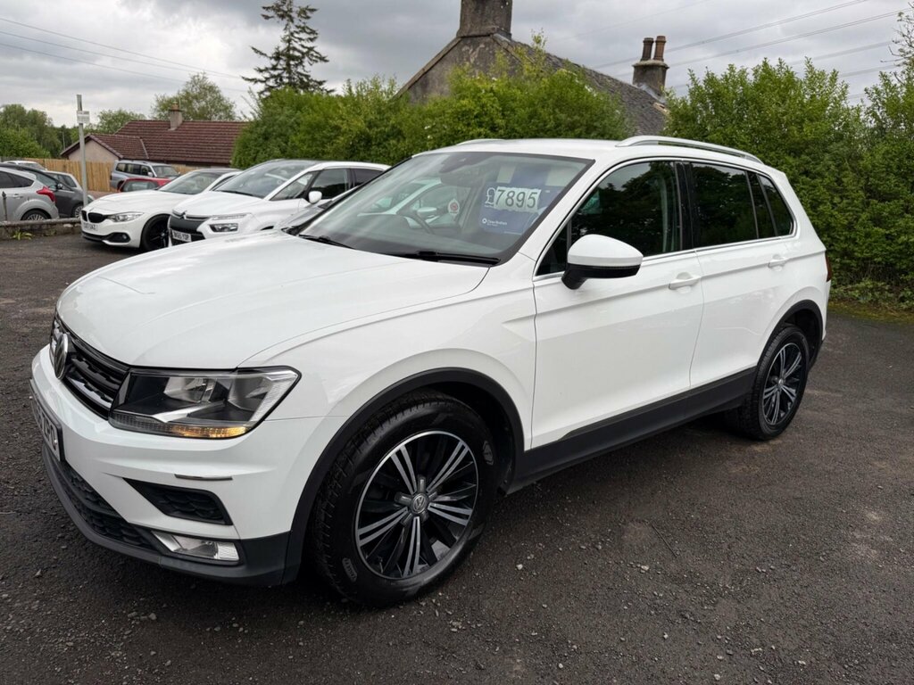 Volkswagen Tiguan 2.0 Tdi Bluemotion Tech Se Euro 6 Ss NX66ZPO White #5