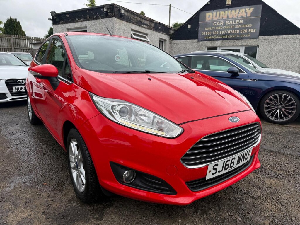 Ford Fiesta 1.25 Zetec Euro 6 SJ66WNU Red #2