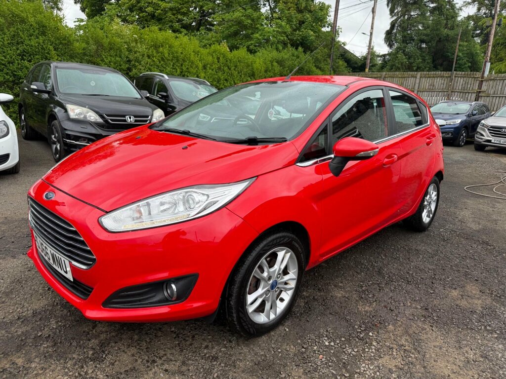 Ford Fiesta 1.25 Zetec Euro 6 SJ66WNU Red #5