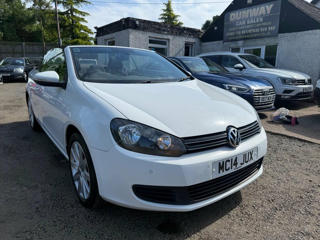 Volkswagen Golf 1.6 Tdi Bluemotion Tech Se Cabriolet Euro 5 Ss MC14JUX White #2