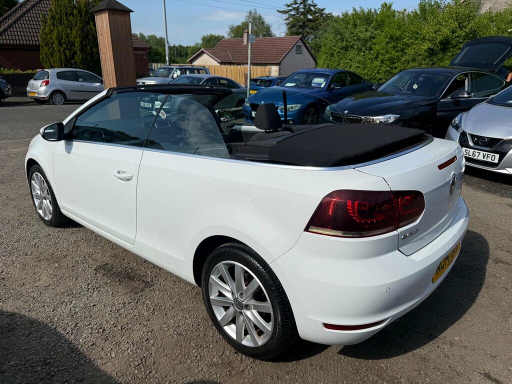 Volkswagen Golf 1.6 Tdi Bluemotion Tech Se Cabriolet Euro 5 Ss MC14JUX White #6