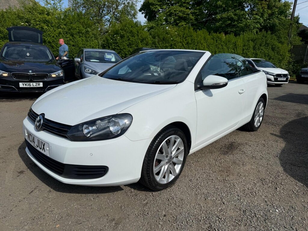 Volkswagen Golf 1.6 Tdi Bluemotion Tech Se Cabriolet Euro 5 Ss MC14JUX White #4
