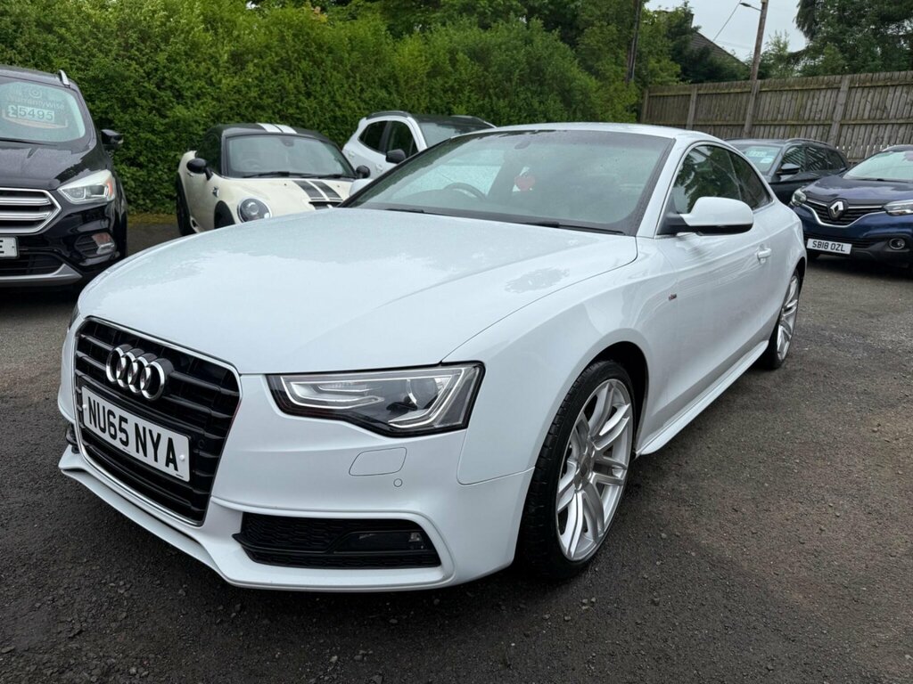 Audi A5 2.0 Tdi S Line Euro 6 Ss NU65NYA White #5